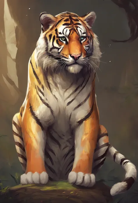 Cute tiger