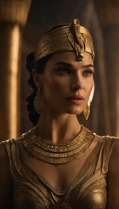 Gal Gadot as Cleopatra as a young princess of Ancient Egypt,peito grande,destacando sua beleza e origens reais