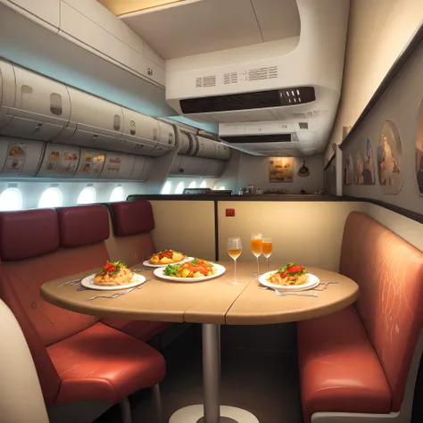 Airplane-inspired bistro