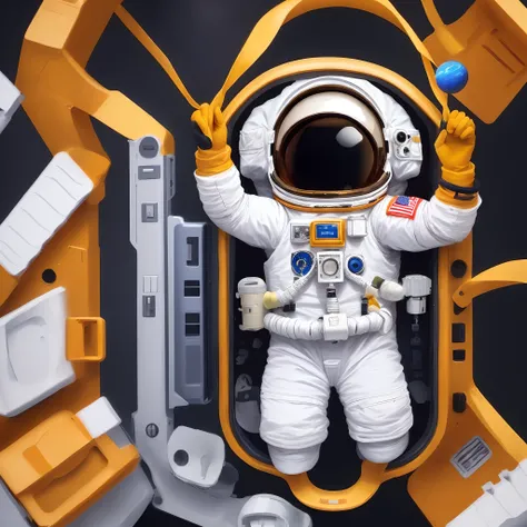 Astronaut Mini Chapinscher Spacewalk Catchy