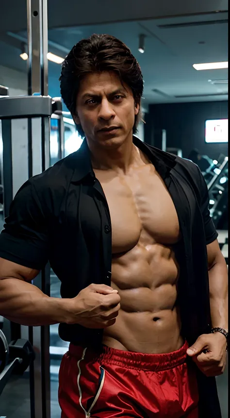 Srk as body builder