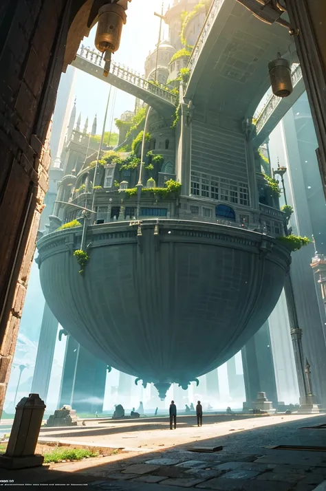 Fantasy world from another dimension, Mundo submarino, Atlantis, science fiction, upright, ghibli studio, Motor irreal, Epic composition, CG Digital Rendering, Ultra HD |, Technique, High definition, Ternary color scheme