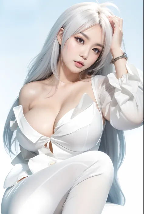 Pretty asian women (bold make-up:1.2), curvy, sexy (gigantic boobs:1.2)) sexy body, deep (High quality) HD, boobs, gigantic boobs, round boobs, deep cleavage, open cleavage, hanging boobs, (serious face)