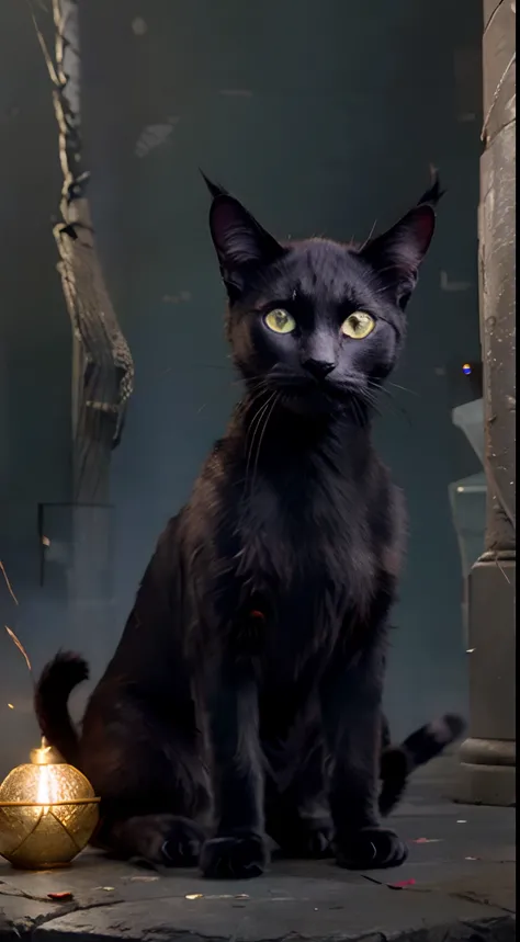 Black cat, sorcery, zombie