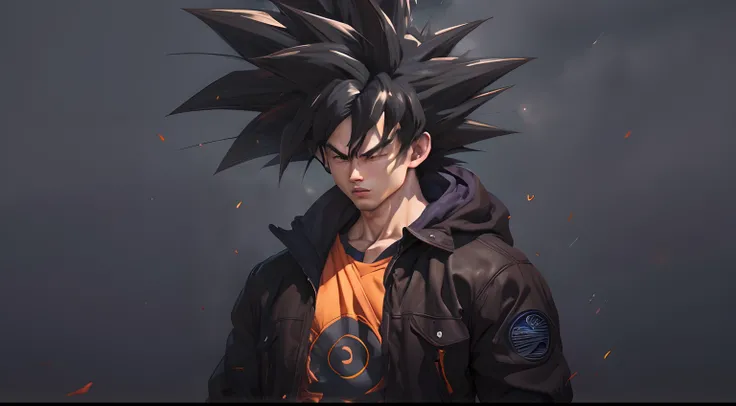 Hyperrealistic version of Goku, hyperdetailed, 8k, hyperrealistic