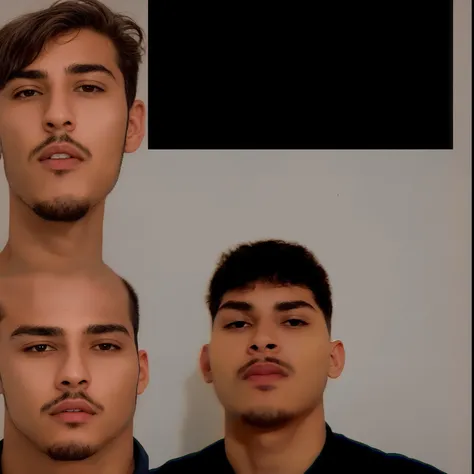 Theres a man in a black shirt and tie, Unibrow, em torno de 1 9 anos, Riyahd Cassiem, taken in the early 2020s, foto de perfil headshot, foto headshot, imagem frontal, head shoot, halfbody headshot, Foto de perfil, 18 anos, andrew gonzalez, 1 / 2 headshot