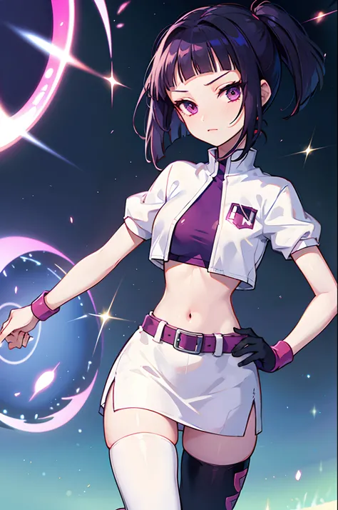 Juri Han in the Team Rocket Uniform.