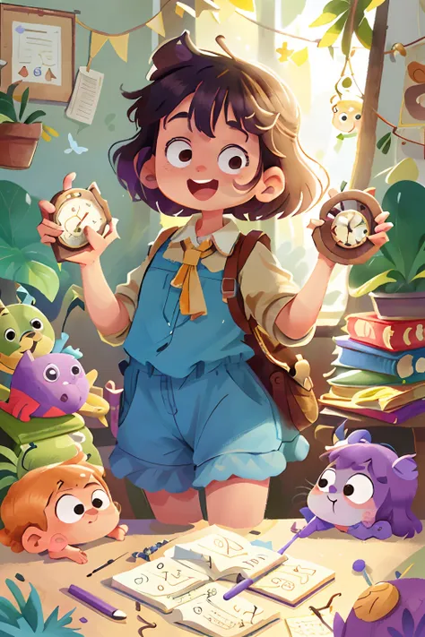 Lila and her new friends discover that the treasure is protected by a fun puzzle, Find clues and solve fascinating riddles through collaboration and teamwork., They succeed in solving each puzzle.