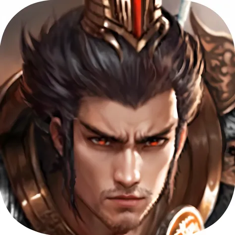 Close-up of a man with a sword and helmet, heise jinyao, xianxia hero, Avatar image, zhao yun, bian lian, inspired by Li Kan, drak, yiqiang and shurakrgt, Inspired by Huang Shen, nanquan, author：Sun Long, kanliu666, zmonzheng，Verism, sparkle, reflection li...