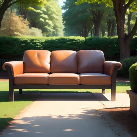 Beautiful Park Real Couch