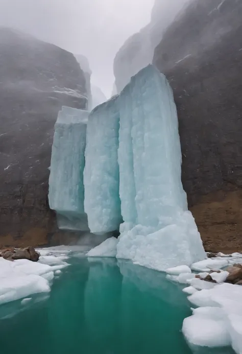 Beyond Antarctica、Go to the Garden of Eden、Beyond Antarctica、There is a green paradise, paradise、ice wall、The border between the ice wall and the green paradise、The border between the ice wall and the green paradise、Between the Giant Ice Walls、Beyond a Gia...