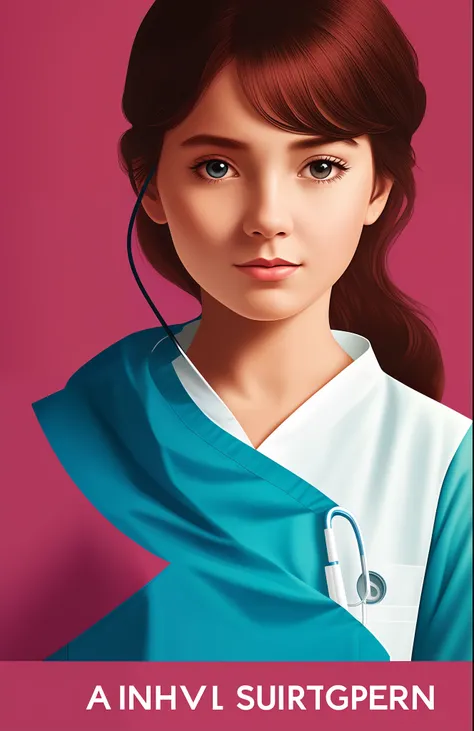 Illustration for a film about a girl who became a surgeon