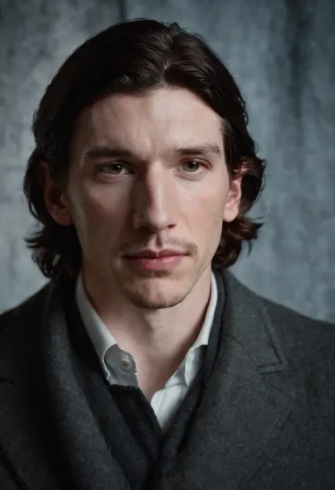 ginger adam driver with huge ears