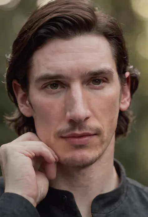 ginger adam driver with huge ears