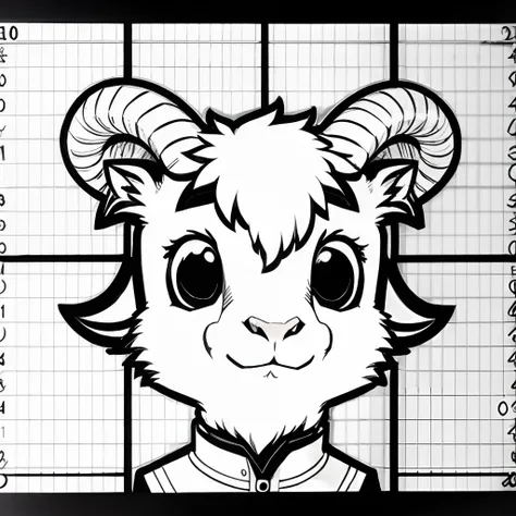 math billygoat lineart