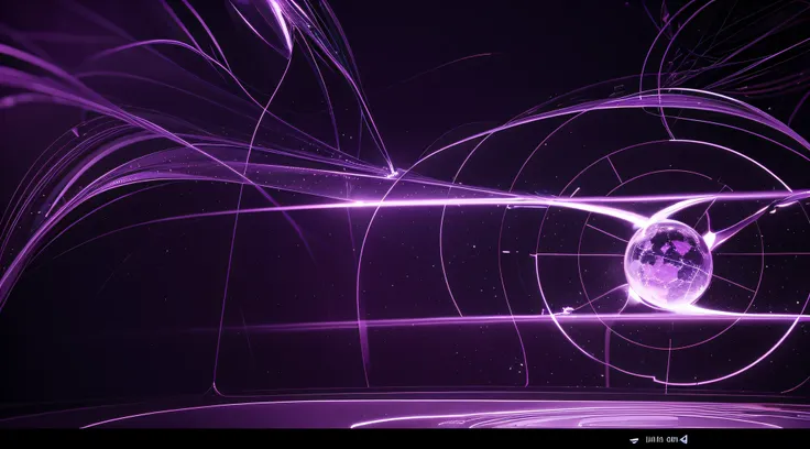 Background image of the homepage of a web page with a sense of science and technology in purple tones