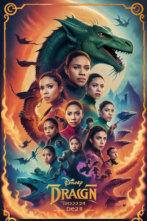 raya the last dragon poster, ‘Saigon Dragon Land’ etc, official poster, movie promotional art, disney movie poster, disney movie poster style, character poster, disney remake (2021), disney poster, full poster, movie promotional image, [ theatrical ], offi...