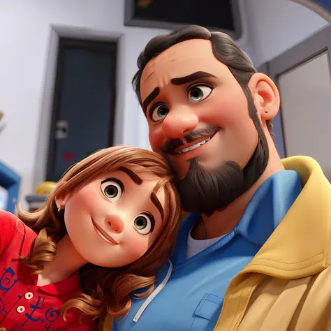 Filha de 5 anos e pai de  35 com olhos castanhoos, capa de filme Disney Pixar, boa qualidade, melhor qualidade!