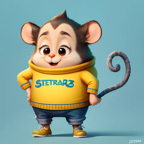 Ratinho do SBT estilo pixar