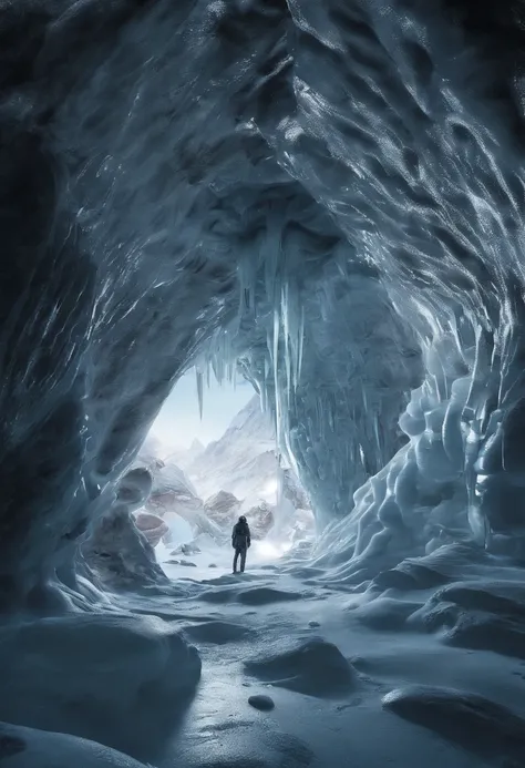 ice cave、Transparent Ice Wall、Search for alien eggs、Enter an unknown cave in search of alien eggs、Crashed spacecraft、Broken spaceship、Freezing spaceship、There are alien eggs、There are terrifying alien eggs