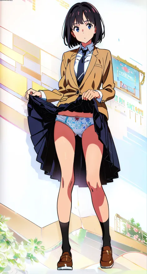 (anime:1.5), (official art:1.5), (lift up ones skirt:1.5), (expose ones white cotton panties:1.5), (white background:1.0), (best quality:2.0), (masterpiece:1.0), (full body:1.0), (solo:1.0), (a 18yo cute girl:1.3), (long skirt:1.0), (dark blue skirt:1.0), ...