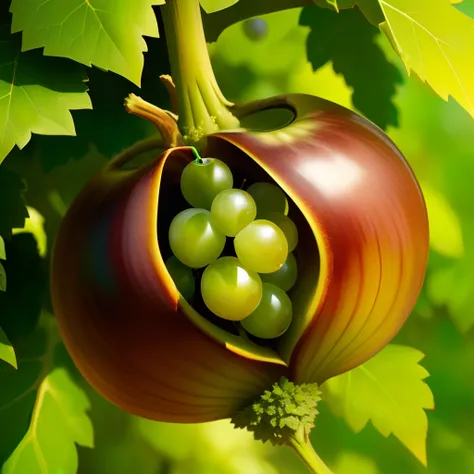 A massive green grape