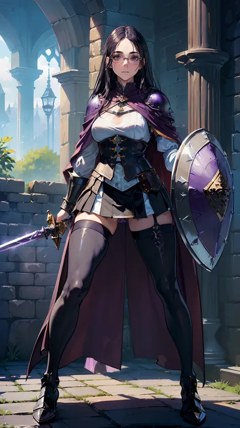 (((((middle age woman))))), masterpiece, ultra detailed, 8k portrait, RAW photo, portrait photography, highly detailed face, ((Fantasy)), 1 woman, (((female knight))), (((spread legs dynamic pose))), (((((pussy odor))))), 33 years old, (((((tall))))), (((s...