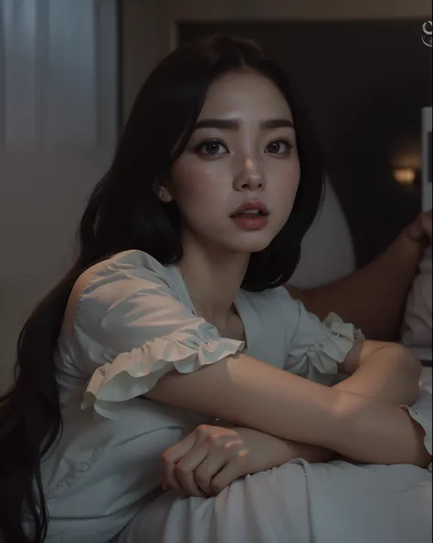 Araffe woman sitting on bed with a hair dryer in her hand, jennie blackpink, jossi do blackpink, Jaeyeon Nam, Retrato de Jossi de Blackpink, Artista coreano, foto retrato suave 8 k, a still of an ethereal, Jovem Anjo Wan, Jinyoung Canela, filme ainda de um...