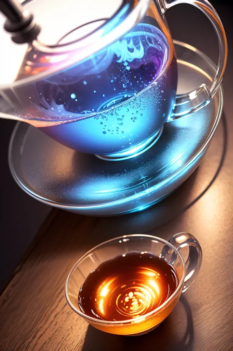 Hot, magical ethereal tea