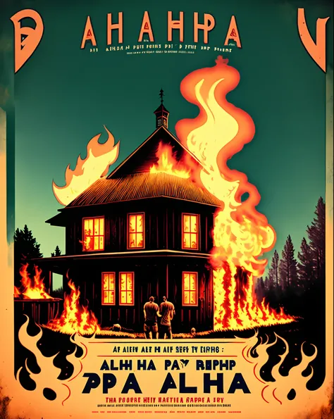 “Alpha Delta Phi” Barn Burner Party Poster