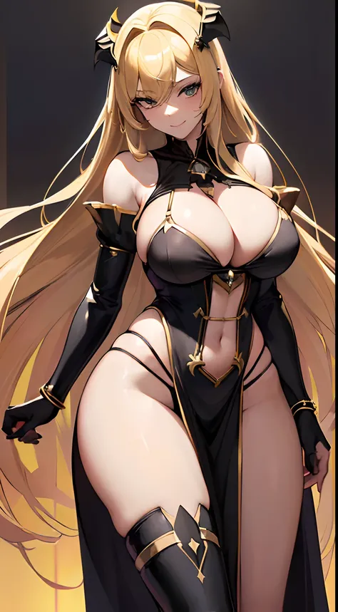 ((masterpiece)), ((high quality)), ((super detailed)), ((high resolution)) , a beautiful woman, ((She is one of the most famous dark high priestess.)), evil beauty, ((large breasts)), ((large ass)), ((deep cleavage)), slim waist, chest out, ultra detailed ...