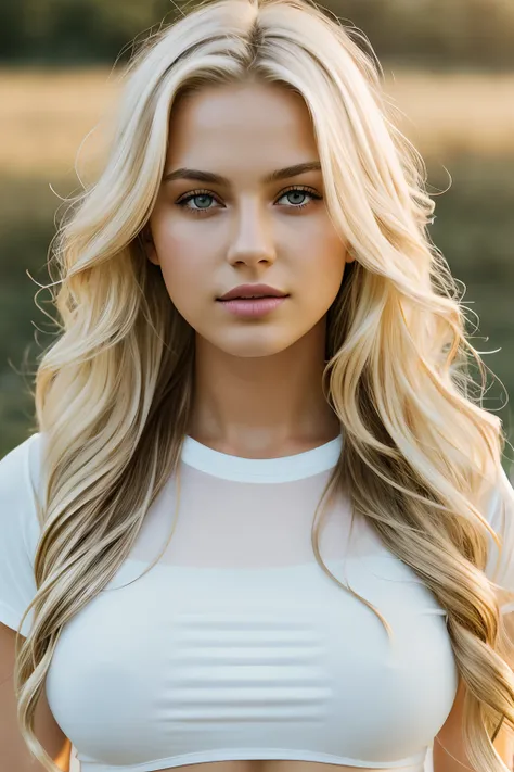 1girl in, age 16, Solo, Long wavy hair, long messy windy blonde hair, looking at camera, o-face, blonde hair, jewelry, Full body, (extremely detailed 8k wallpaper), soft lighting, high quality, film grain, Fujifilm XT3 sharp focus, f 5.6, 50mm, High Detail...