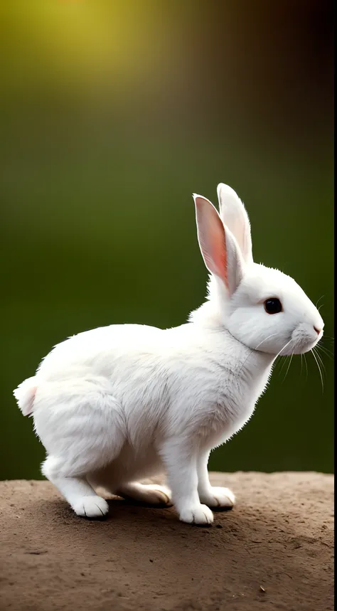 bunny, blur, bunny, flower, nature, no_humans, depth of field, to8contrast style, DARK_Glam, wearing DRK_Glam, deep shadows, (dark: 1.4), (8k, RAW photo, best quality, masterpiece: 1.2)