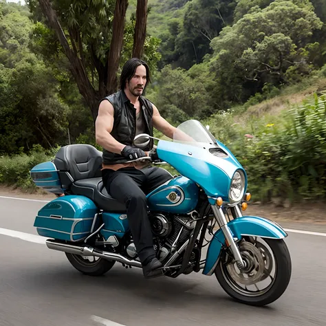 Keanu Reeves shoots at conservationists blocking a road