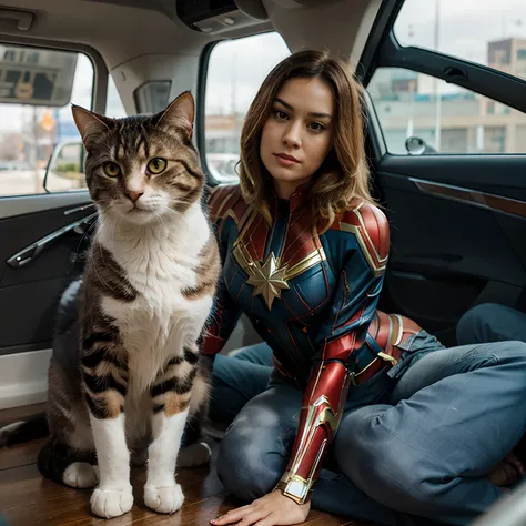 A Cat, Captain Marvel, Goose