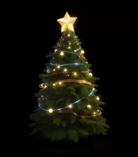 A Christmas tree