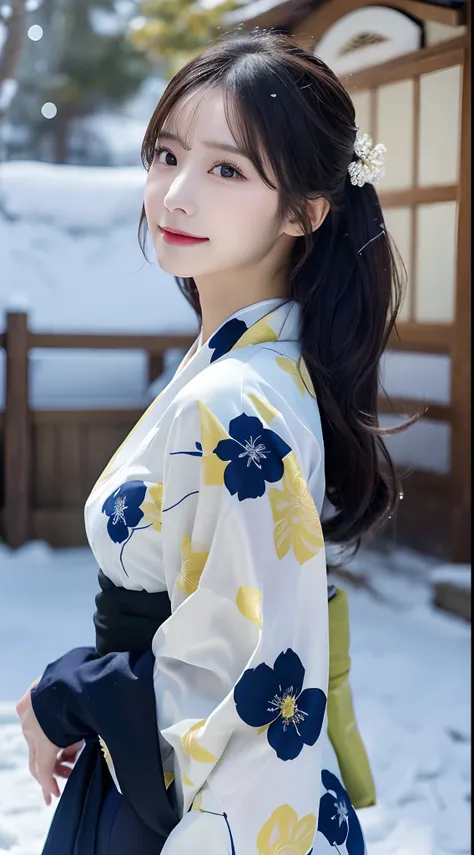 (Kimono)、、(top-quality,​masterpiece:1.3,超A high resolution,),(ultra-detailliert,Caustics),(Photorealsitic:1.4,RAW shooting,)Ultra-realistic capture,A highly detailed,high-definition16Kfor human skin、 Skin texture is natural、、The skin looks healthy with an ...