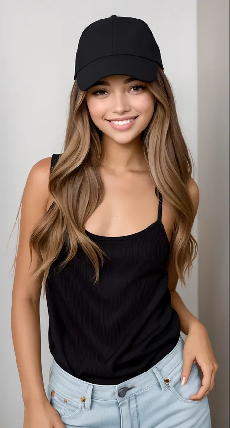 Mulher de top preto e bermuda branca posando para foto, Retrato Sophie Mudd, she is wearing a black tank top, Pokimane, lindo modelo jovem, 2 Modelo feminina de 4 anos, Madison Beer Girl Retrato, fernanda suarez, bonito e sorridente, Valentina Embaralhamen...