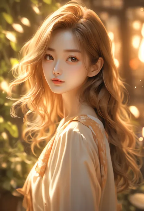 (best quality,4k,8k,highres,masterpiece:1.2),ultra-detailed,(realistic,photorealistic,photo-realistic:1.37),manga girl of the week, dreamy and romantic compositions, vray, everyday life, warm tones, dappled brushwork, colorful cartoon, dark orange and dark...