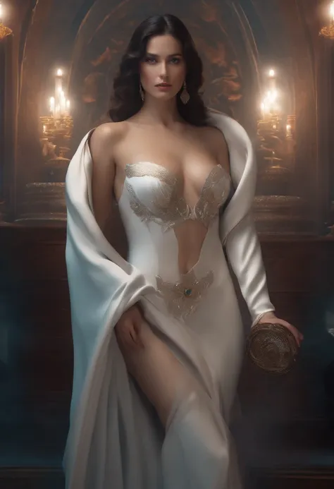 "AI crafts an 8K NSFW masterpiece, where technology and sensuality converge. A woman, showcased in her entirety, graces the scene with unmatched elegance. Every detail, from her distinctive face to her pronounced bust, is a testament to the unparalleled be...