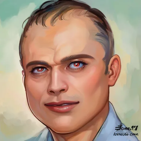 Homem jovem, Profile Doctor, detailed illustration portrait, # 1 pintura digital de todos os tempos, #1 pintura digital de todos os tempos, retrato colorido detalhado, In Pixar Animation Cartoon Style