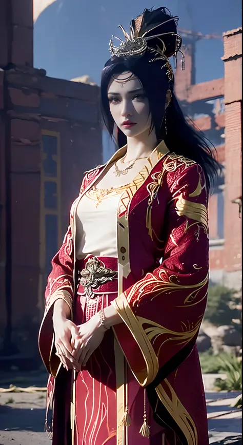 ((best qualtiy)), ((tmasterpiece)), (the detail:1.4), 。.3D, A beautiful image of an ancient woman,Yunyun，hdr（HighDynamicRange）,Ray traching,NVIDIA RTX,Hyper-Resolution,Unreal 5,Subsurface scattering、PBR Texture、post-proces、Anisotropy Filtering、depth of fie...