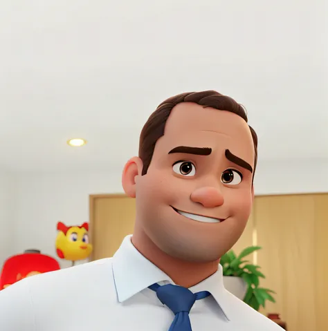 Um homem estilo disney pixar, alta qualidade, melhor qualidade