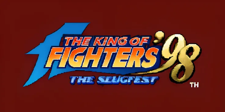 O Rei dos Lutadores 98 Logo, de virtua figor, Estilo Rei dos Lutadores, header, Lutadores, logotipo do jogo, Personagem de King of Fighters, Banner, jogo de luta, o, header with logo, Ativo do jogo de lutadores, nostalgia dos anos noventa, arte oficial, No...