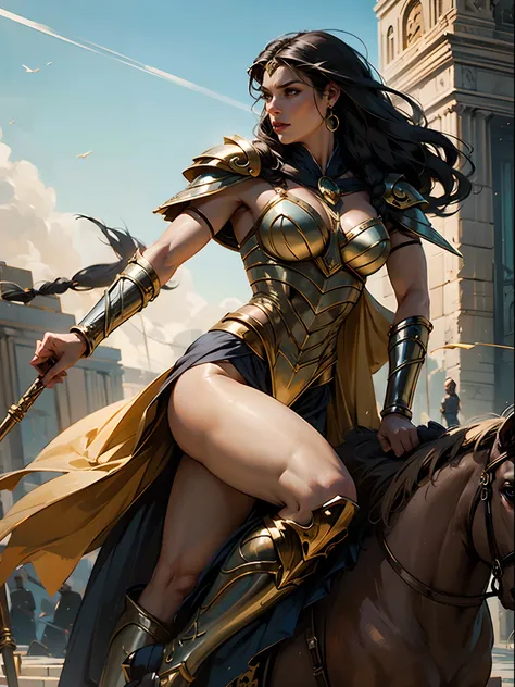 ((Hippolyta)), Amazon, Strong female warrior.