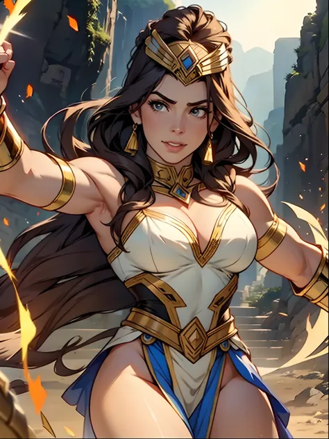 ((Hippolyta)), Amazon, Strong female warrior.