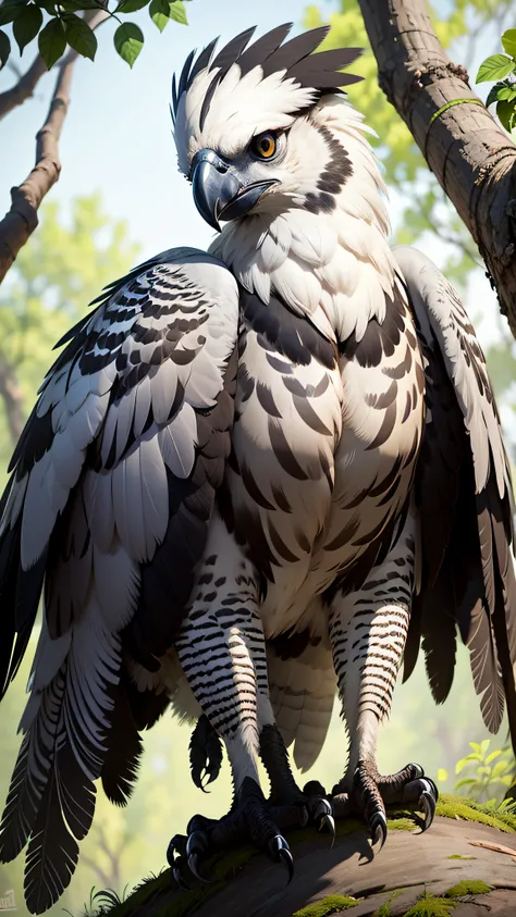 shamantic harpy eagle, high resolution, detailed, ultra realistic, 8k