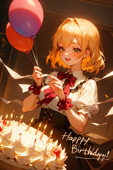 (Masterpiece, best quality)
(detailed light), (an extremely delicate and beautiful), volume light, best shadow, flash, Depth of field, dynamic angle, Oily skin
upper body, 1 Girl on her birthday, extremely detailed big birthday cake,
Colorful Lolita dresse...