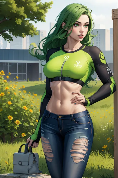 Green gamergirl