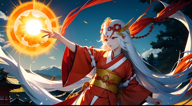 Japanese mythology: amaterasu, goddess of the sun,